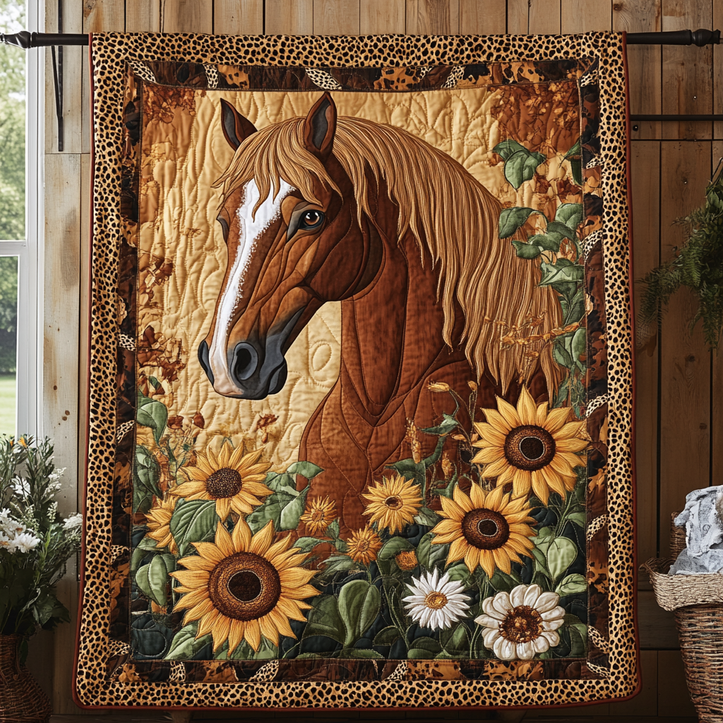 Thunder Hoof Quilted Blanket Best Throw Blanket Gift Ideas For Horse Lovers