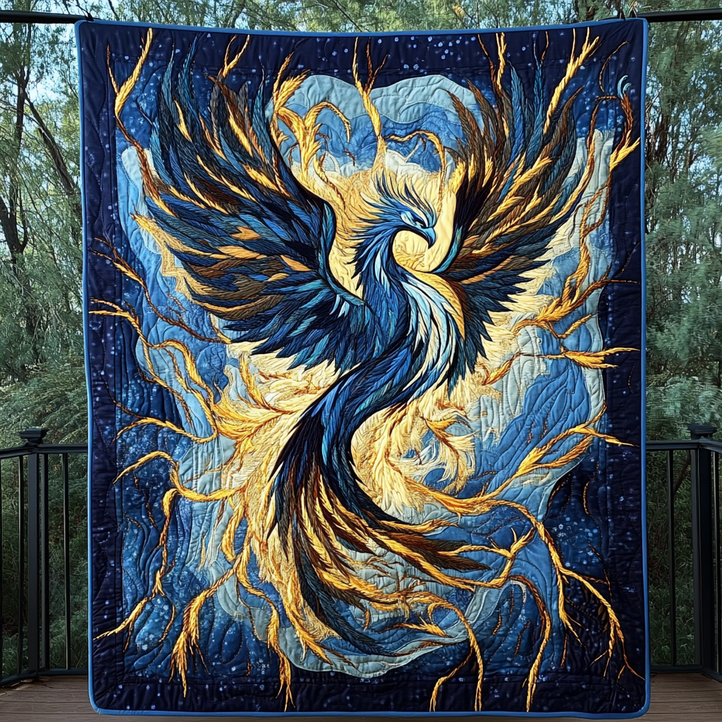 Thunder Phoenix Quilted Blanket Christmas Presents