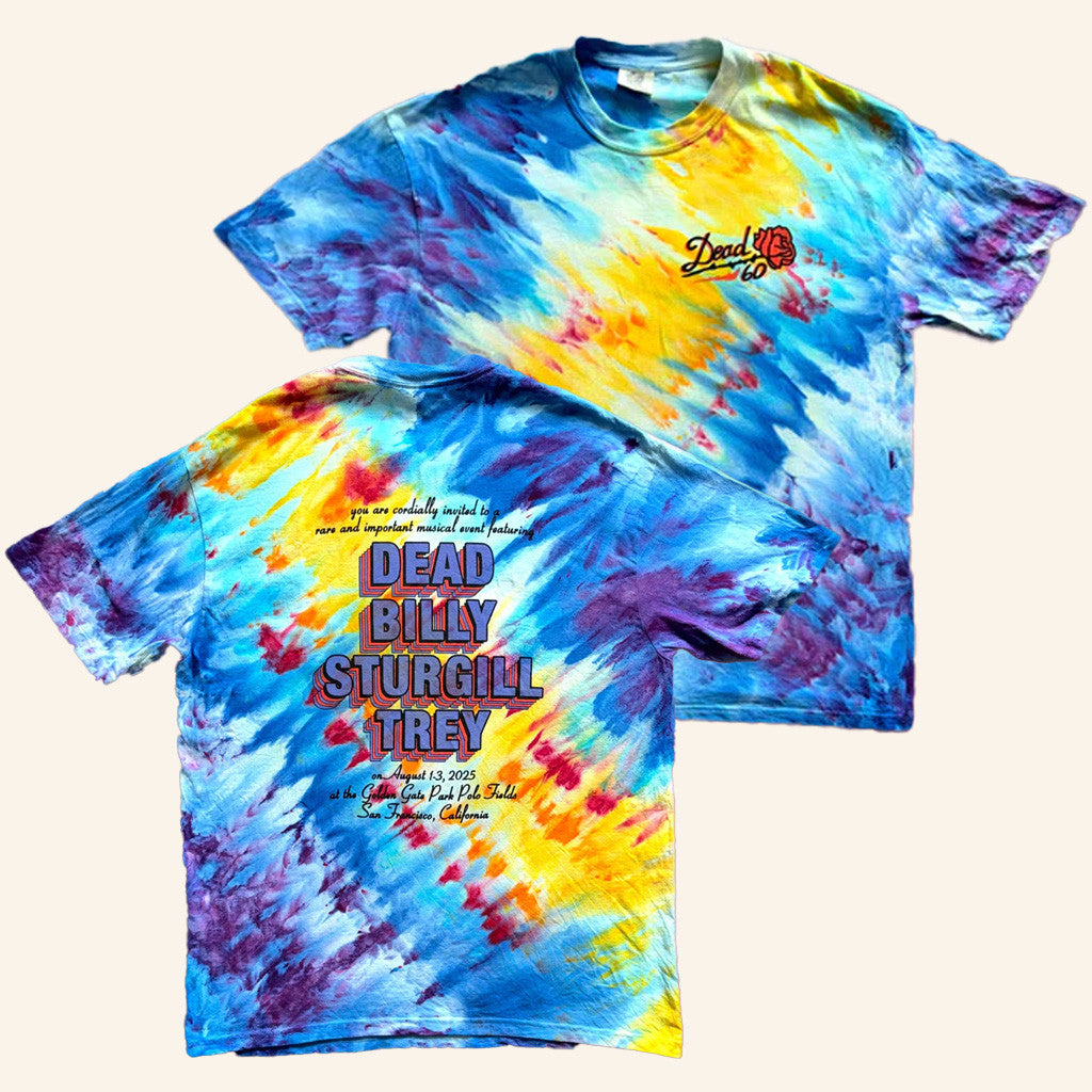 Thunder Shout Merch Dead Billy Sturgill Trey Lightning Ice Dye T-Shirt Gifts For Friends