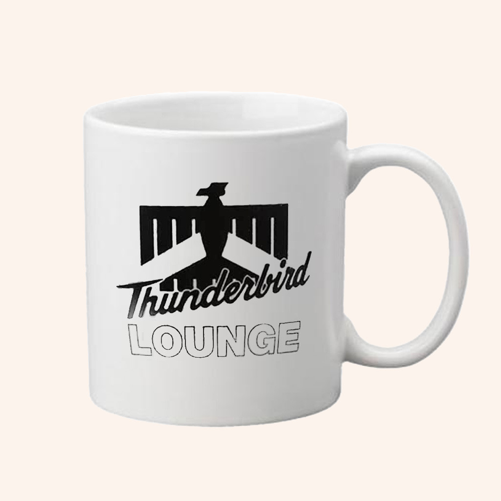 Thunderbird Lounge Merch Thunderbird Lounge Logo Mug Birthday Gift For Friend Thunderbird Lounge Merch Thunderbird Lounge Logo Mug Birthday Gift For Friend