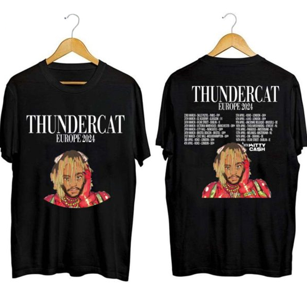 Thundercat Bass Europe Tour Shirt Thundercat Merch Gift Ideas For Music Lovers