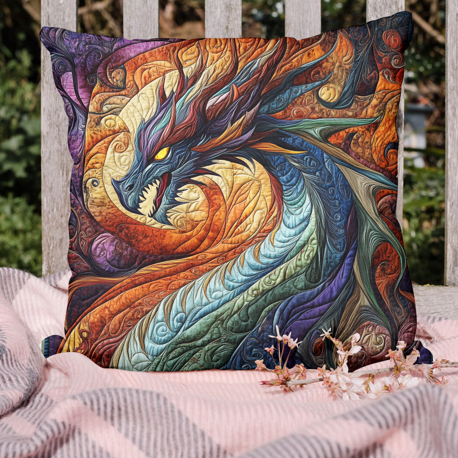 Thunderwing Quilted Pillow Case Pillow Cover Gift for Family