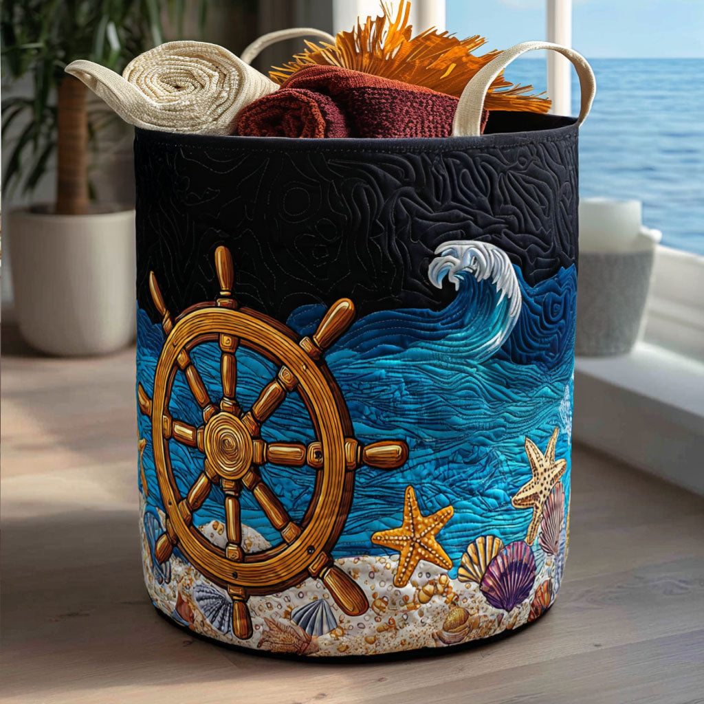Tides And Tradition Quilted Laundry Basket Gift Idea For Busy Families