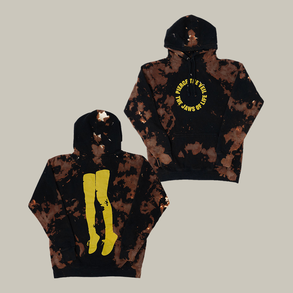 Tie Dye Circle Jaws Pierce The Veil Hoodie Rock Music Apparel Pierce The Veil Lover Gift