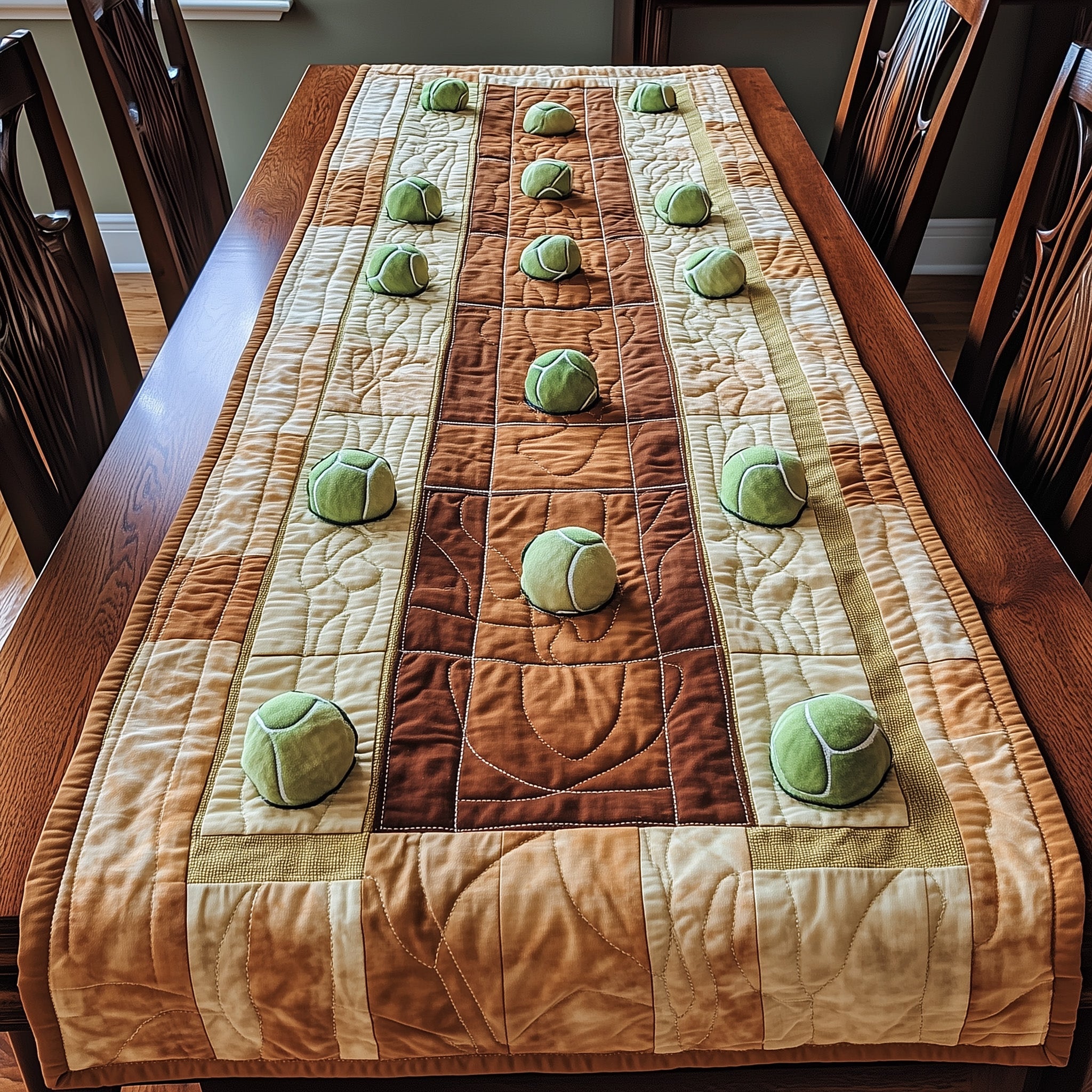 Tiebreak Quilted Table Runner Merry Christmas Table Runner Decor