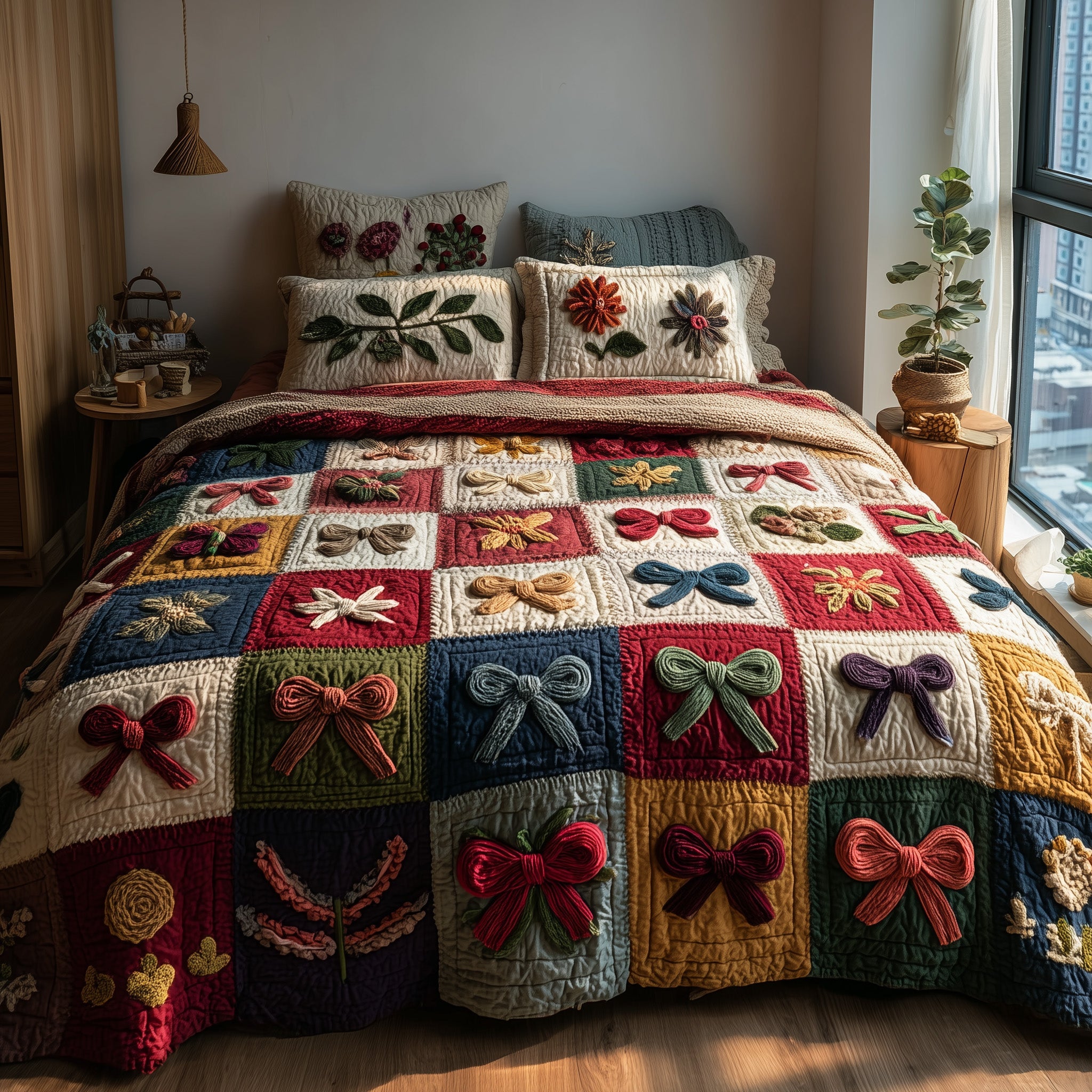 Tied With Love Quilted Bedding Set Durable & Long-lasting