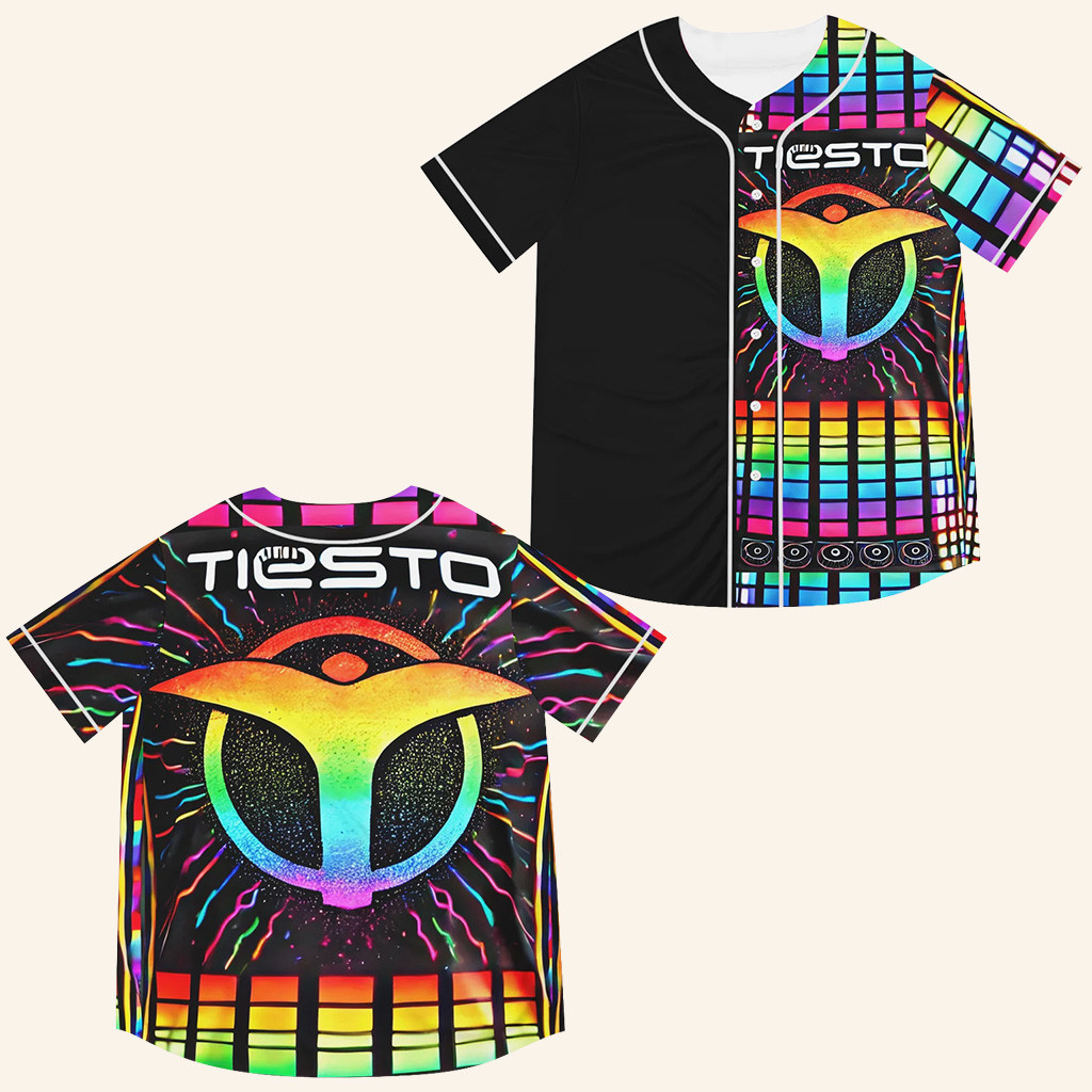 Tiesto Baseball Jersey Tiesto Merch EDC Apparel Christmas Gift Ideas For DJ Fans