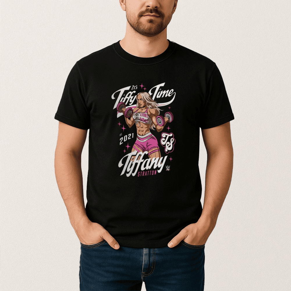 Tiffany Stratton Tiffy Time Est 2021 T-Shirt WWE Clothes Tiffany Stratton Fan Gift