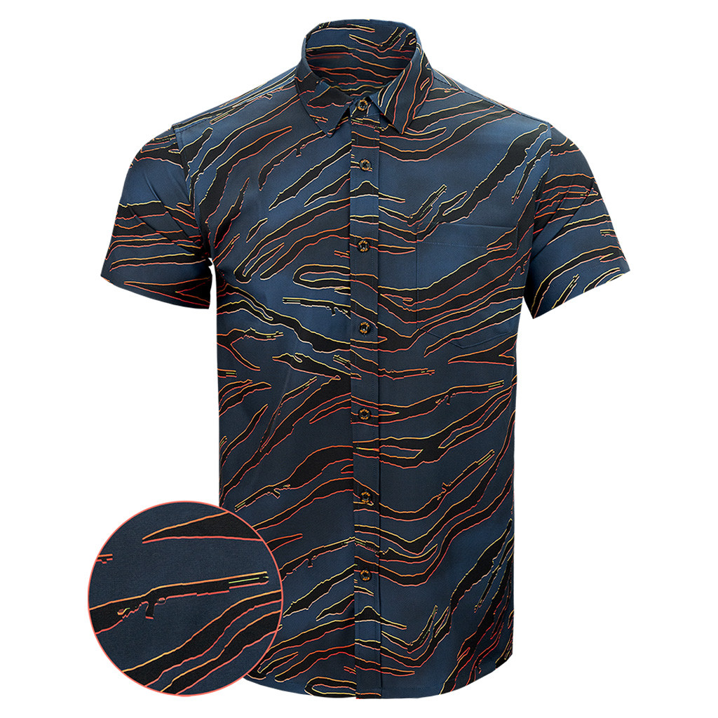 Tiger Black Button Down Shirt Hawaiian Tactical Button Down Gifts For Brother In Law Tiger Black Button Down Shirt Hawaiian Tactical Button Down Gifts For Brother In Law