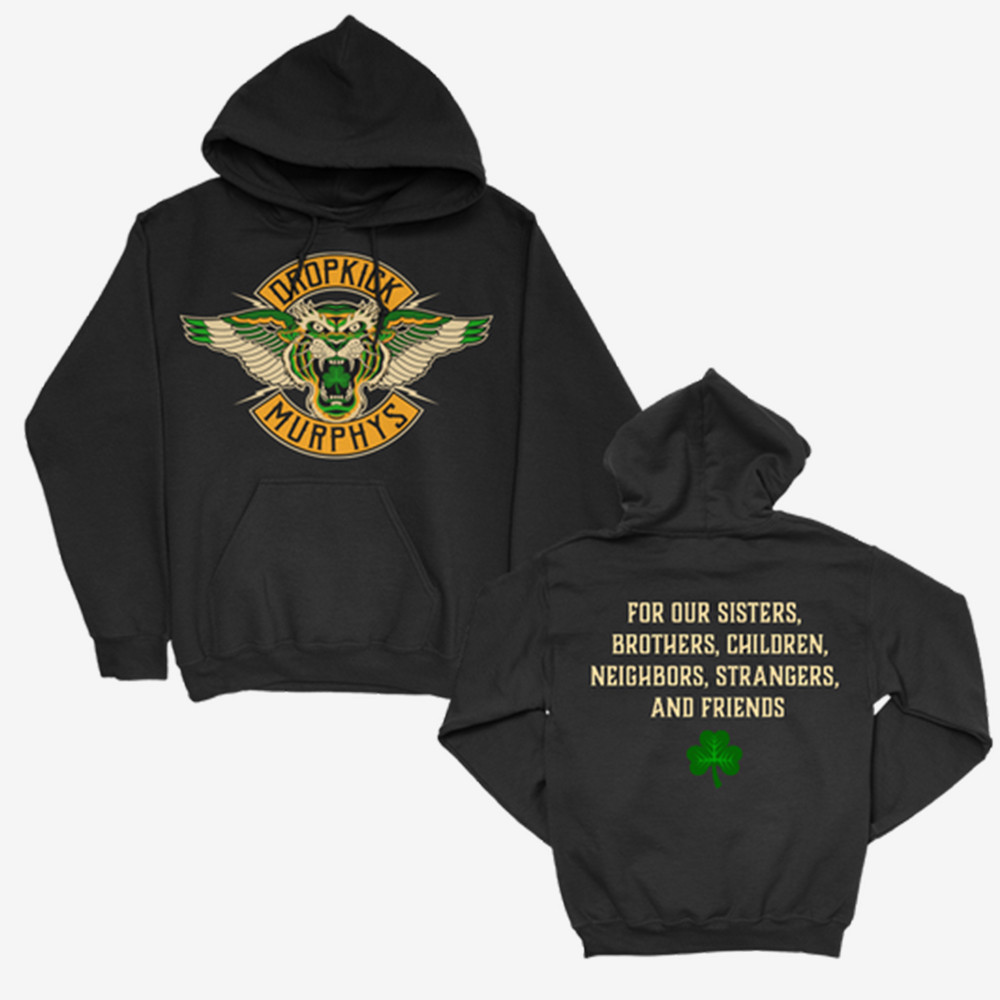 Tiger Logo Dropkick Murphys Hoodie Dropkick Murphys Clothing Presents For Music Fans