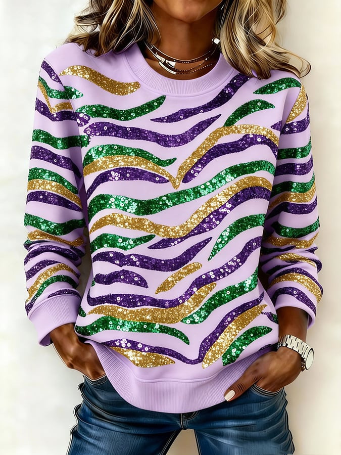 Tiger Mardi Gras Sweatshirt Mardi Best Mardi Gras Shirts Present For Girlfriend Tiger Mardi Gras Sweatshirt Mardi Best Mardi Gras Shirts Present For Girlfriend