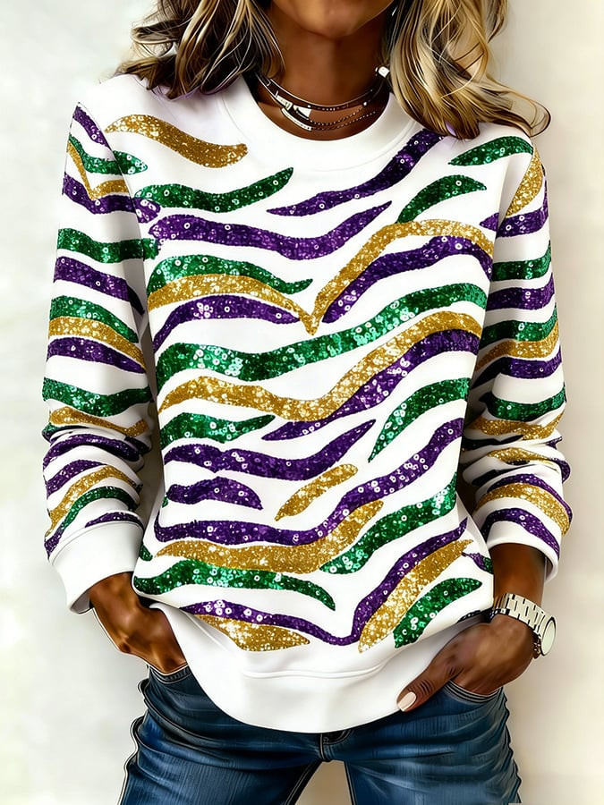 Tiger Mardi Gras Sweatshirt Mardi Best Mardi Gras Shirts Present For Mom Tiger Mardi Gras Sweatshirt Mardi Best Mardi Gras Shirts Present For Mom