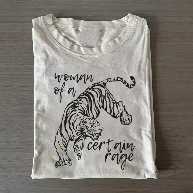 Tiger Resist T-Shirt Feminist Protest Graphic Tee Gift For Readers
