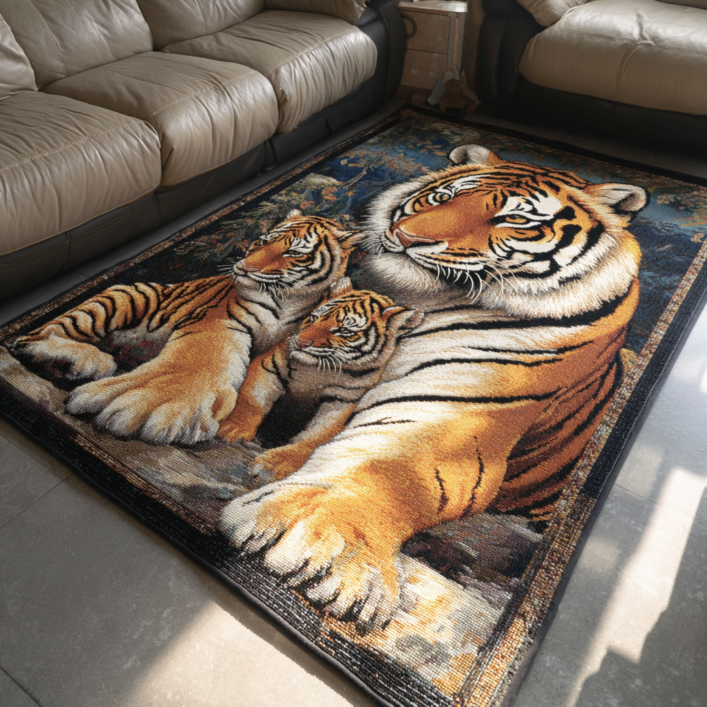 Tiger Soul Area Rug Christmas House Decor Best Tiger Gifts