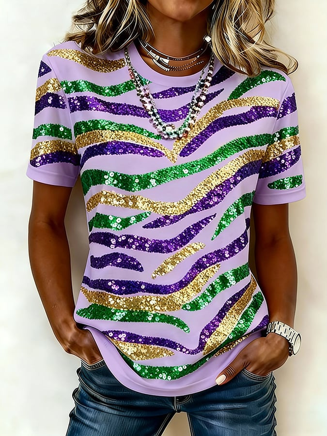 Tiger Stripe Mardi Gras Shirt Fat Tuesday Apparel Best Gifts For Her Tiger Stripe Mardi Gras Shirt Fat Tuesday Apparel Best Gifts For Her
