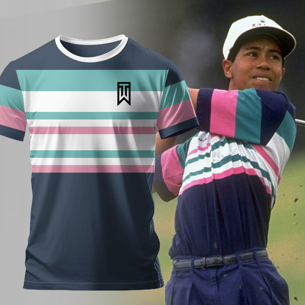 Tiger Woods 1991 Golf Retro T-Shirt Cool Gifts For Golfers
