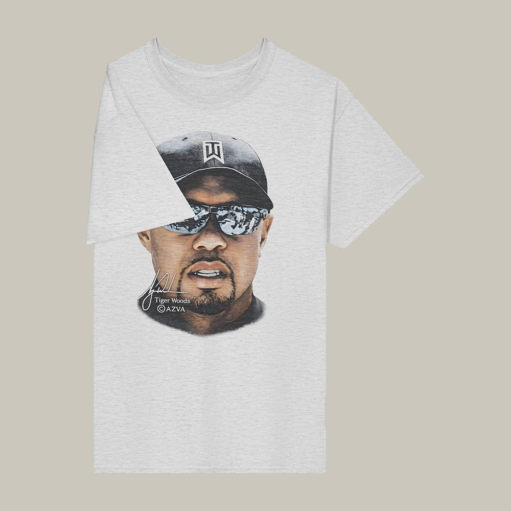 Tiger Woods GOAT Golf T-Shrit Augusta Legend Signature Shirt Golf Gift For Fans