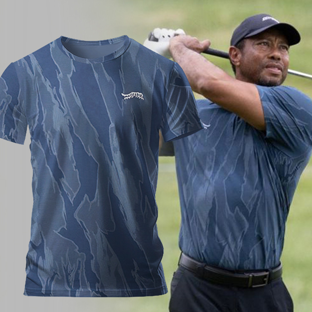 Tiger Woods x Sun Day Red Gift 3D T-Shirt Birthday Gifts For Golfers