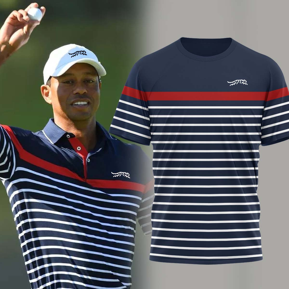Tiger Woods x Sun Day Red Limited Champion Golf T-Shirt Presents For Golf Lovers
