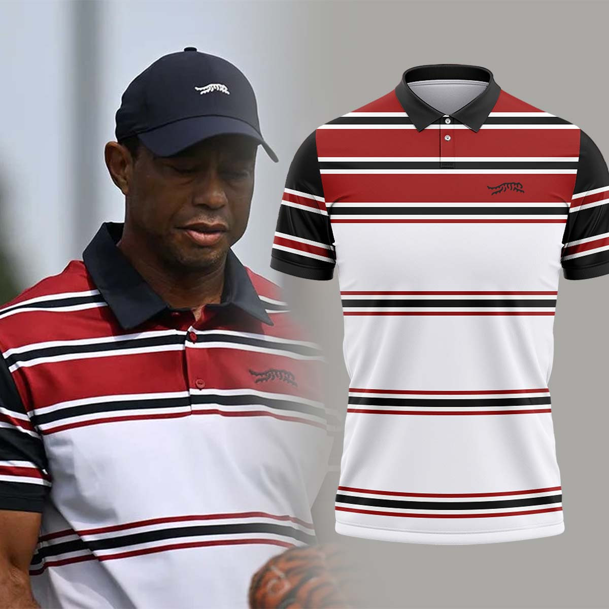 Tiger Woods x Sun Day Red Limited Golf Polo Shirt 2025 Birthday Gifts For Golfers