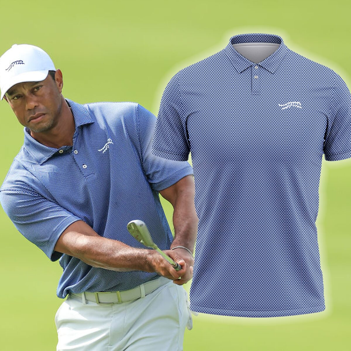 Tiger Woods x Sun Day Red Polo Shirt Great Golf Gifts For Dad