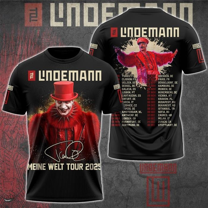 Till Lindemann Meine Welt Tour 2025 Shirt Gifts For Someone Who Likes Music