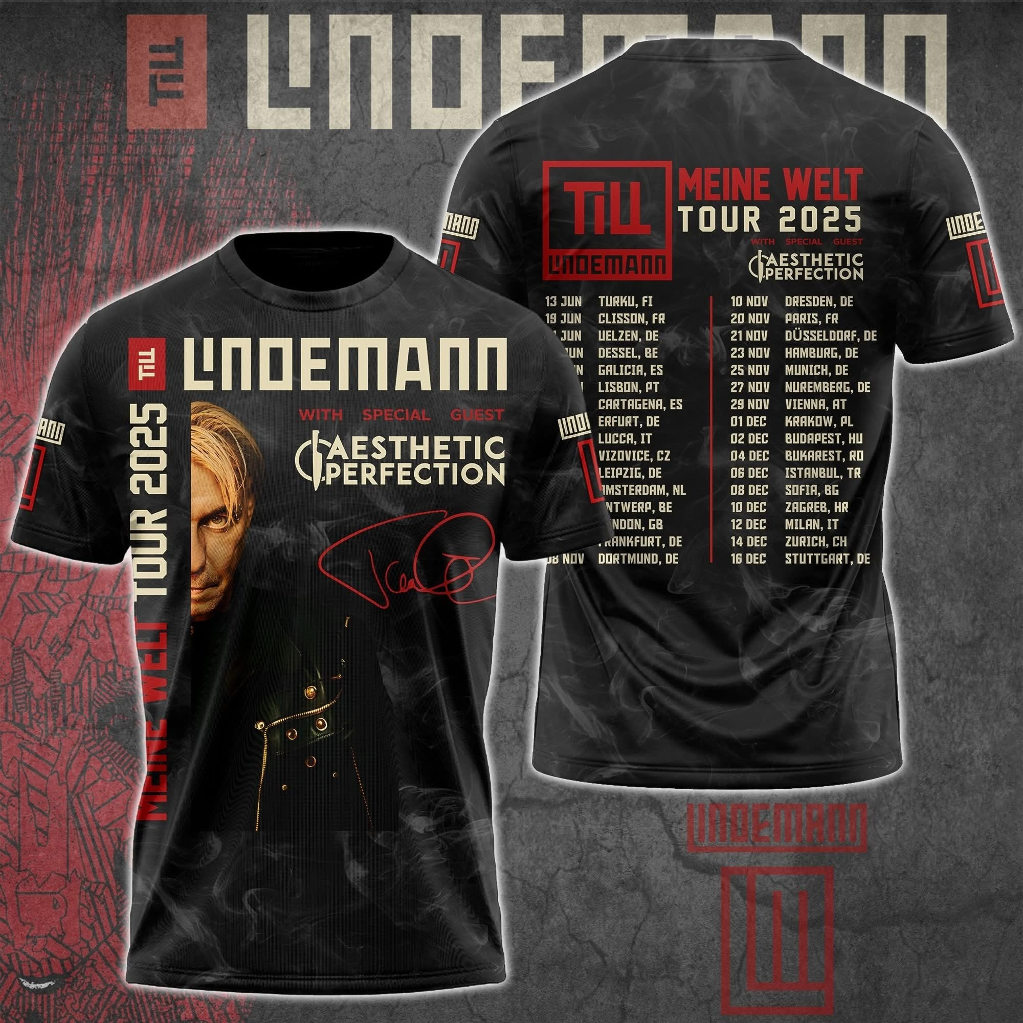 Till Lindemann Musical Meine Welt Tour 2025 T-Shirt Gifts For Music Fans