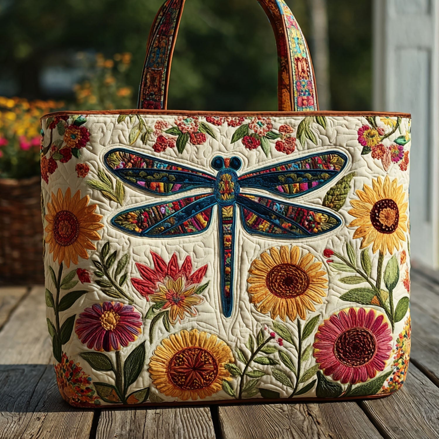 Tilly the Winglet Quilted Tote Bag Cute Dragonfly Lover Ideas For Gifts