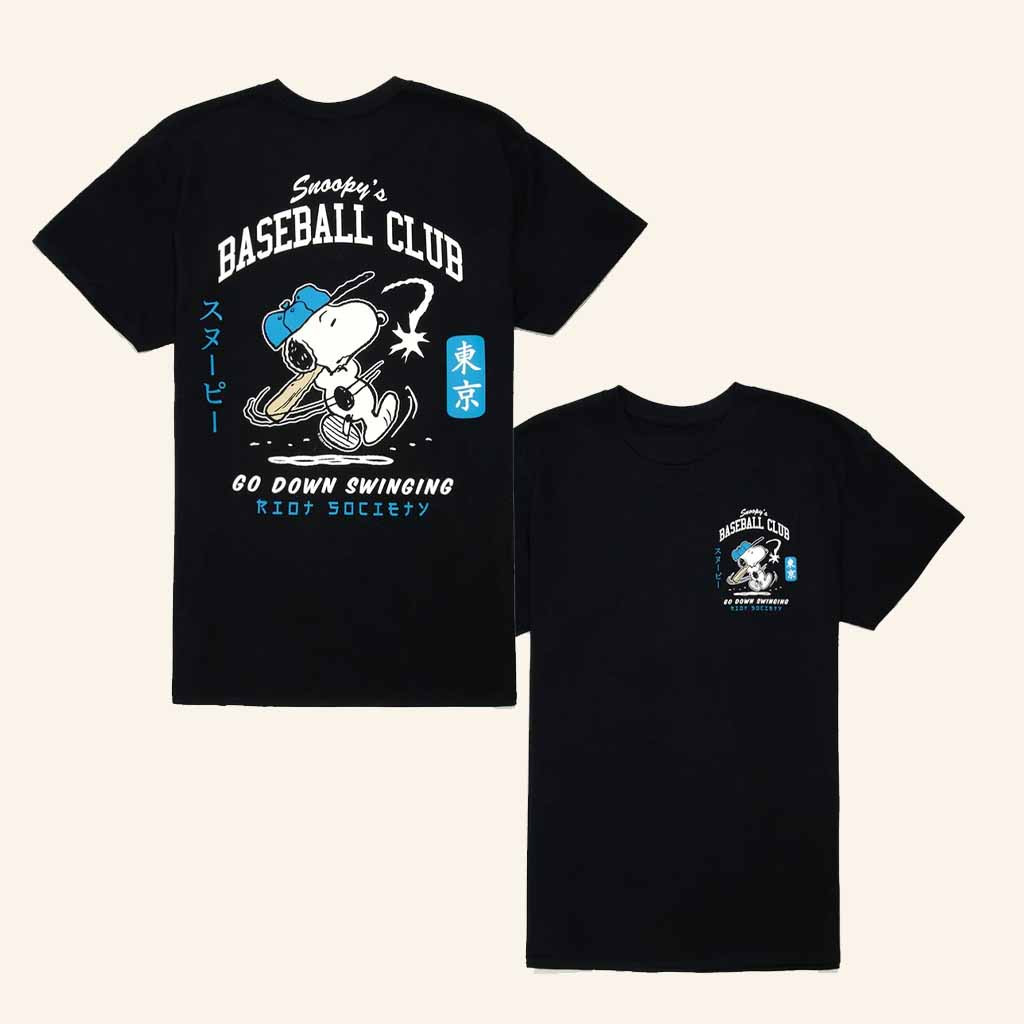 Tillys Merch Riot Society X Peanuts Snoopy's Baseball Club T-Shirt Gifts For Husband Tillys Merch Riot Society X Peanuts Snoopy's Baseball Club T-Shirt Gifts For Husband