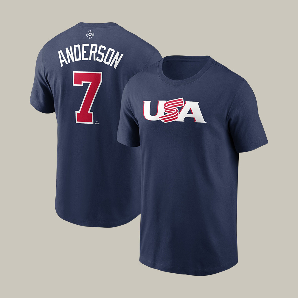 Tim Anderson USA World Baseball Classic 7 T-Shirt Game Day Clothes Gift For Huge Fans