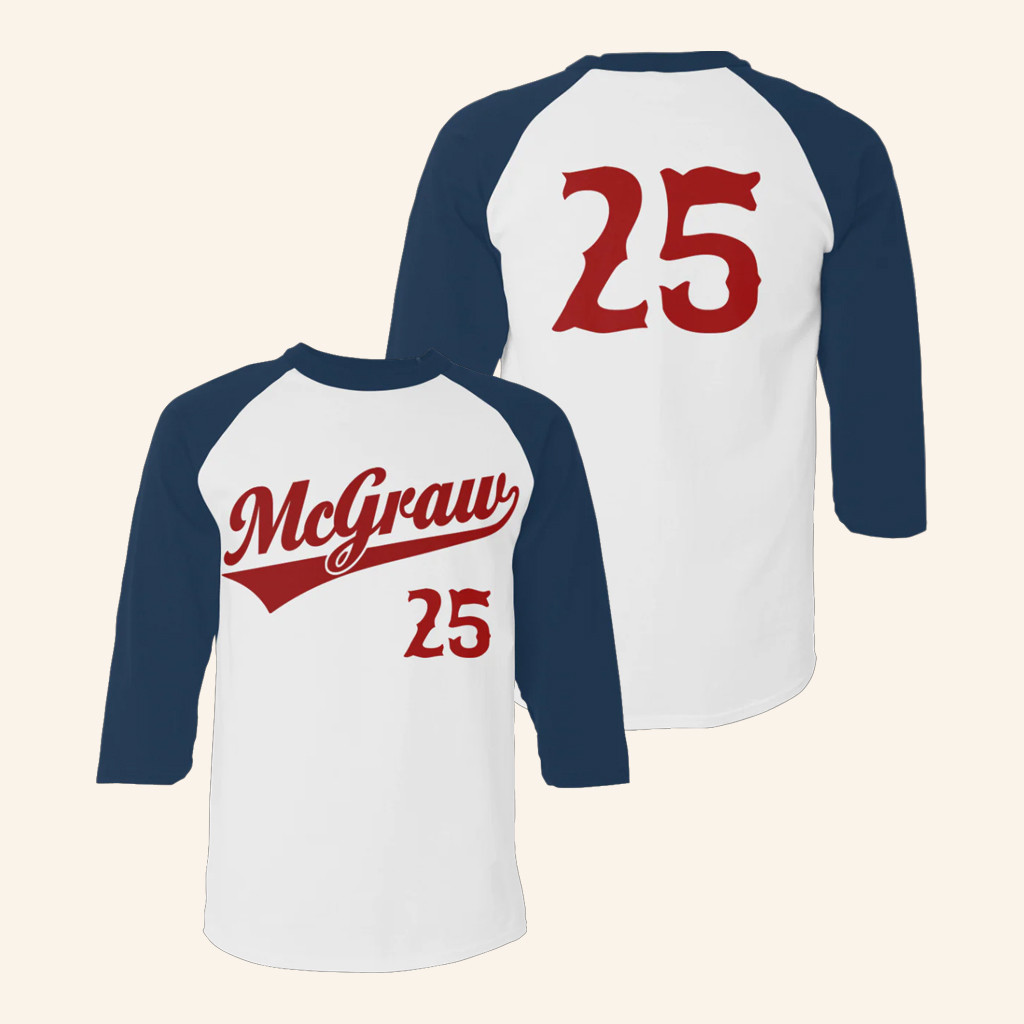 Tim Mcgraw Merch Mcgraw Baseball Raglan T-Shirt Music Lover Gift Ideas For Him Tim Mcgraw Merch Mcgraw Baseball Raglan T-Shirt Music Lover Gift Ideas For Him