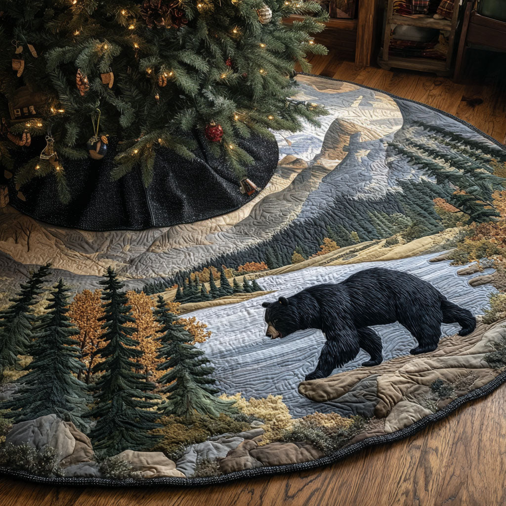 Timber Creek Christmas Quilted Tree Skirt Holiday Decor Gifts For Wild Animal Lovers