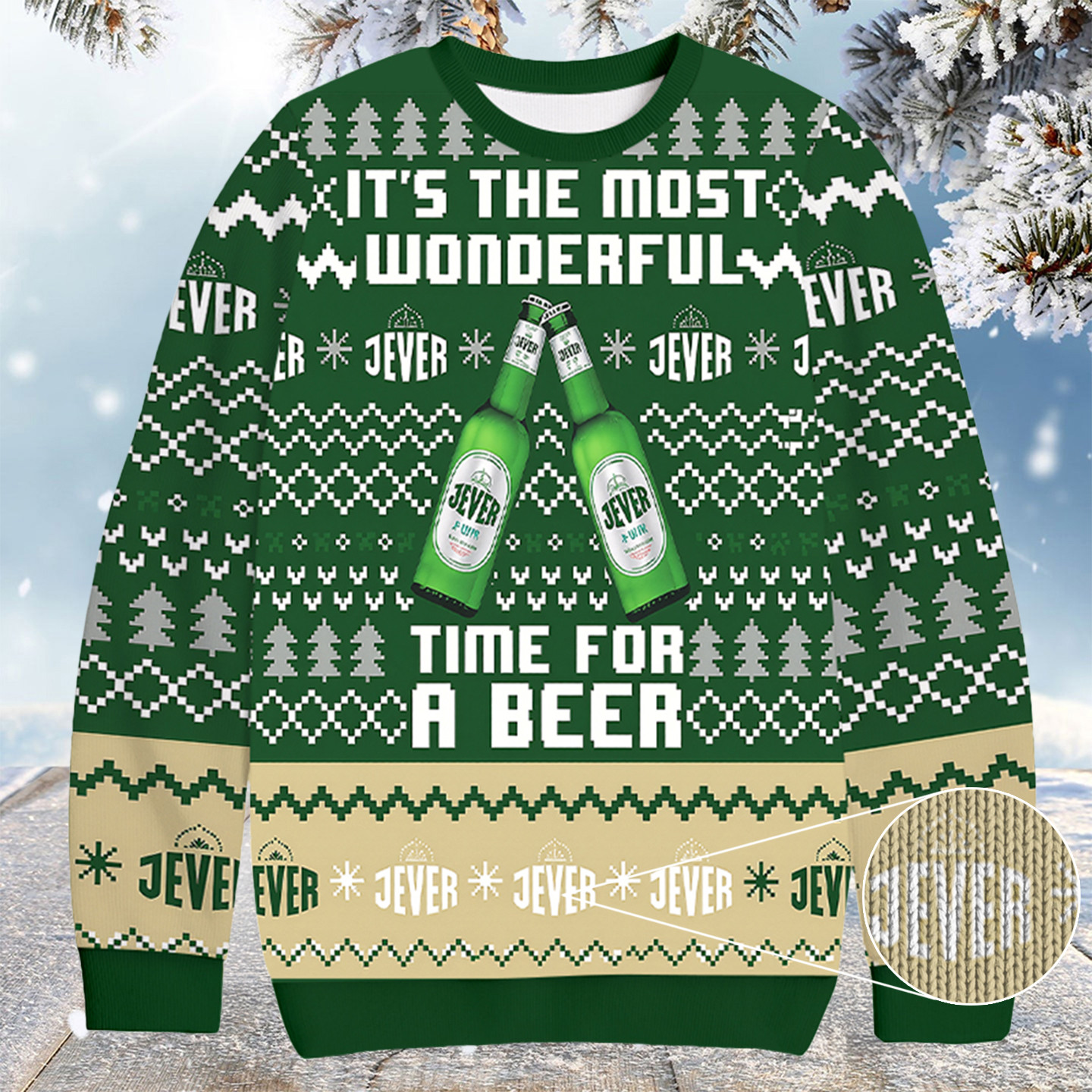 Time For A Beer Christmas Ugly Sweater Christmas Gift Ideas For Dad