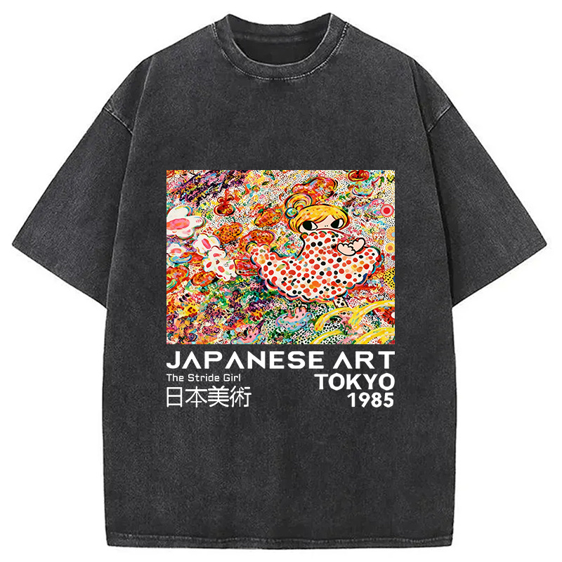 Time In The Flower Field Washed T-Shirt Trendy Everyday Casual Outfit Gifts For Brother