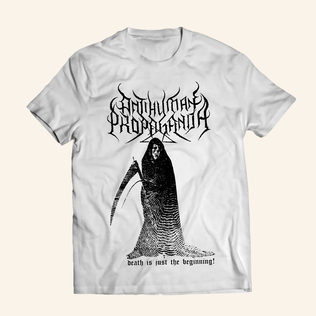 Time To Kill Records Merch Antihuman Propaganda Death Is Just The Beginning T-Shirt Fan Gifts