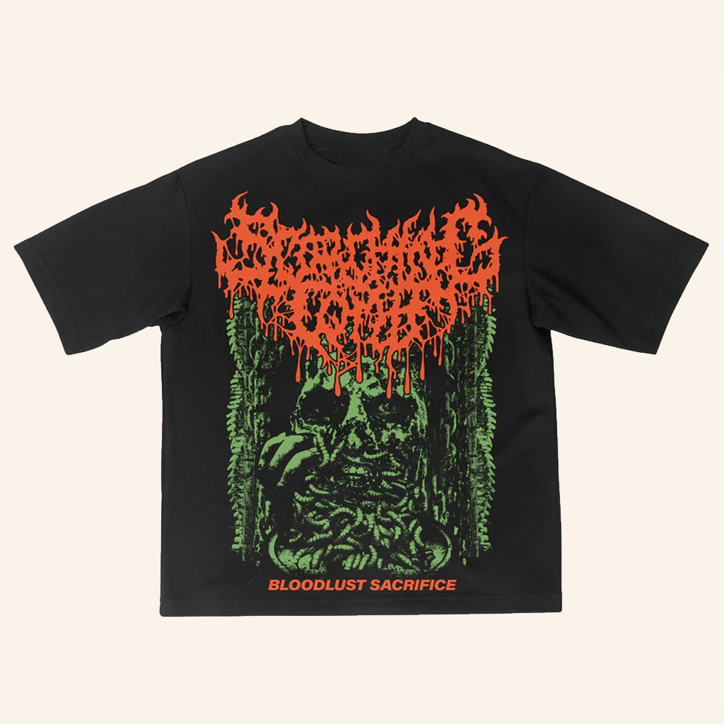Time To Kill Records Merch Scorching Tomb Bloodlust Sacrifice T-Shirt Gifts For Friends