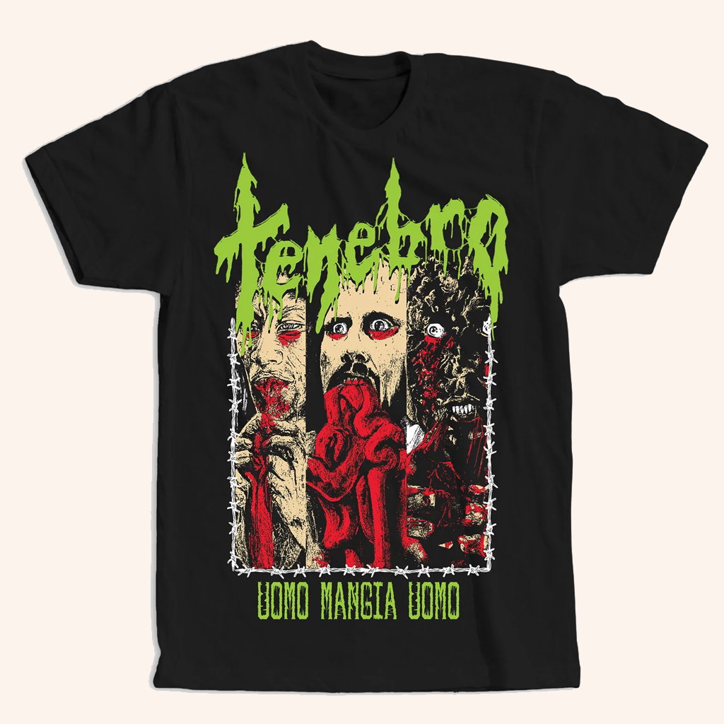 Time To Kill Records Merch Tenebro Uomo Mangia Uomo T-Shirt Best Gifts For Him