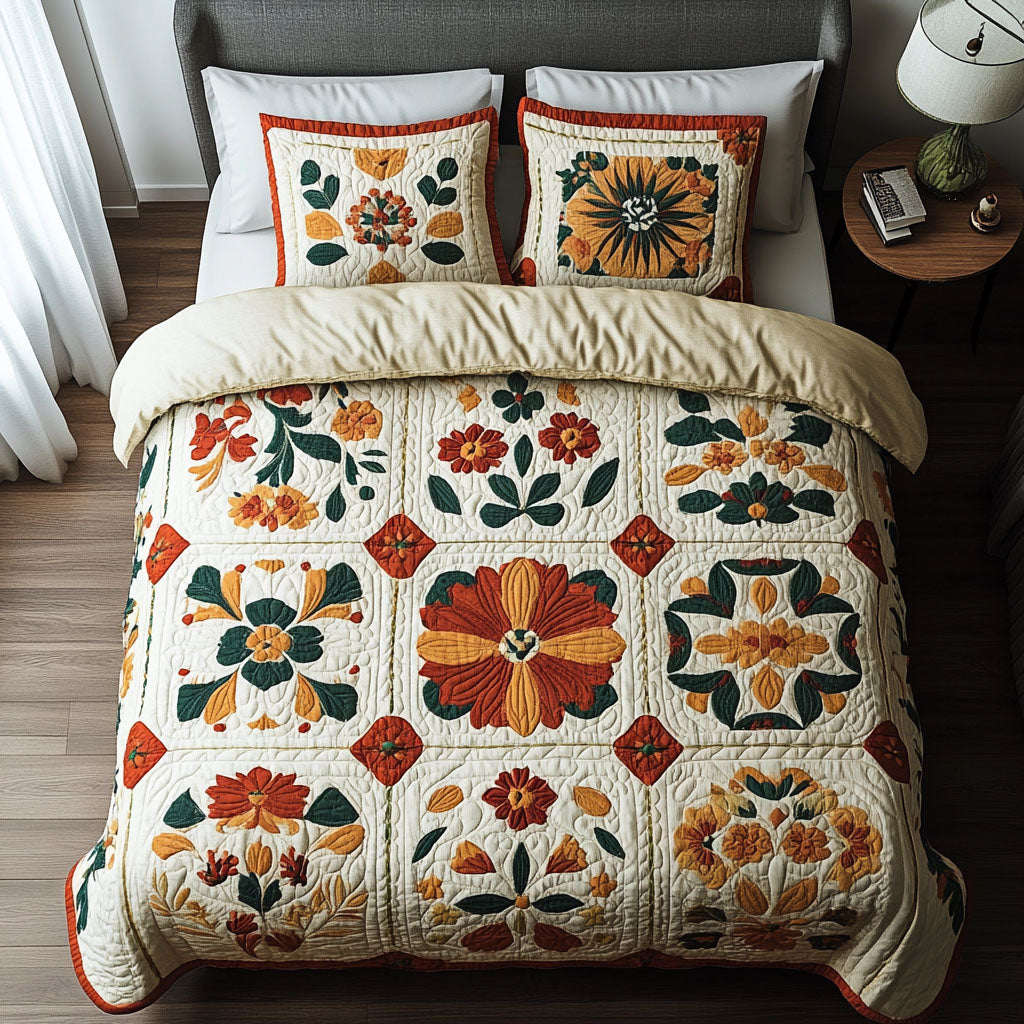 Timeless Garden Quilted Bedding Set Ultra-Soft Bedding Set for a Hotel-Like Experience