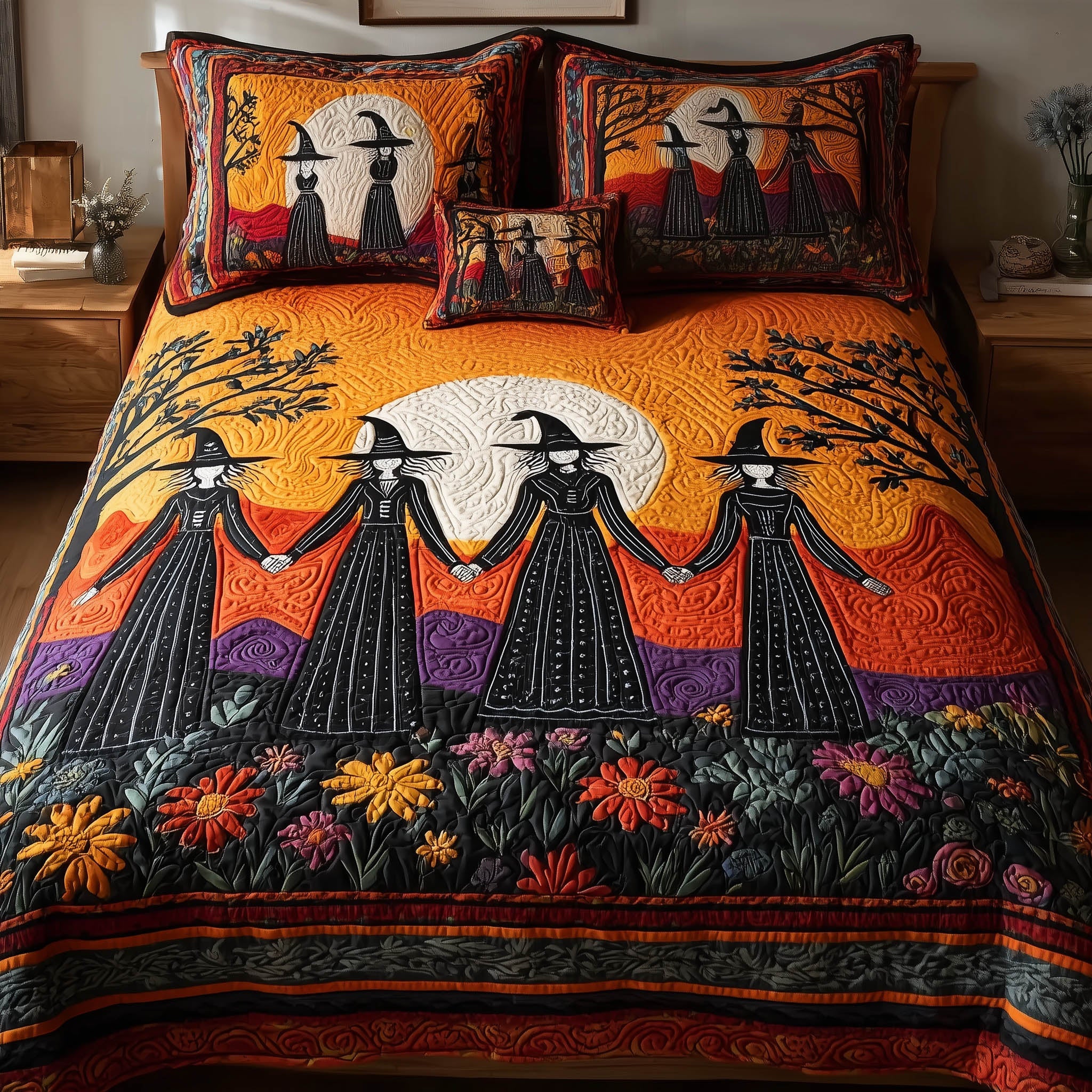 Timeless Magic Quilted Bedding Set Hypoallergenic