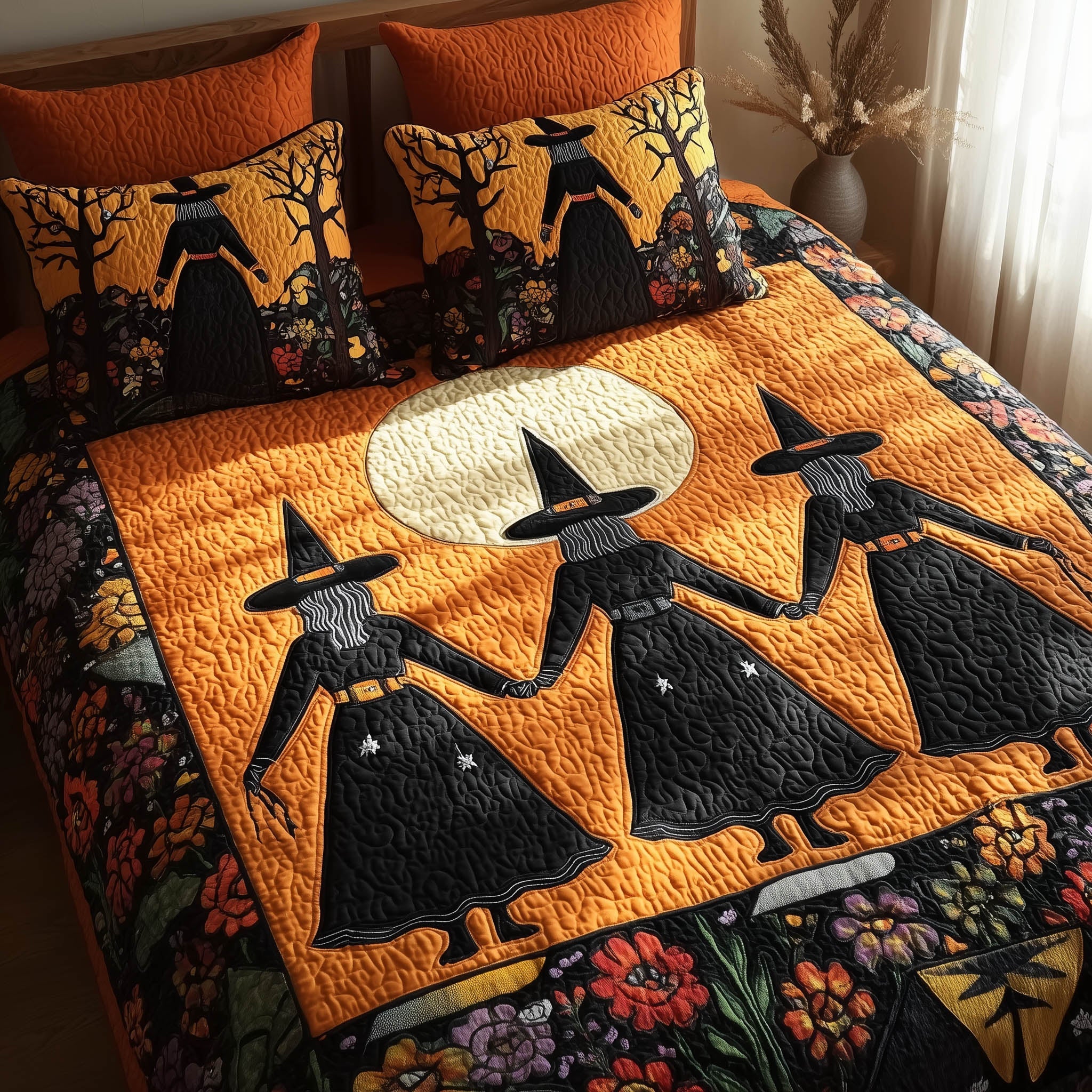 Timeless Magic Quilted Bedding Set Machine Washable