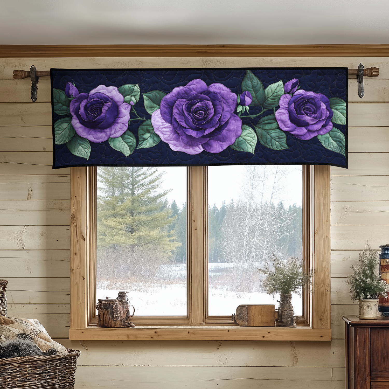 Timeless Rose Quilted Valance Entryway Christmas Decor Ideas Flower Lavender Gifts For Her