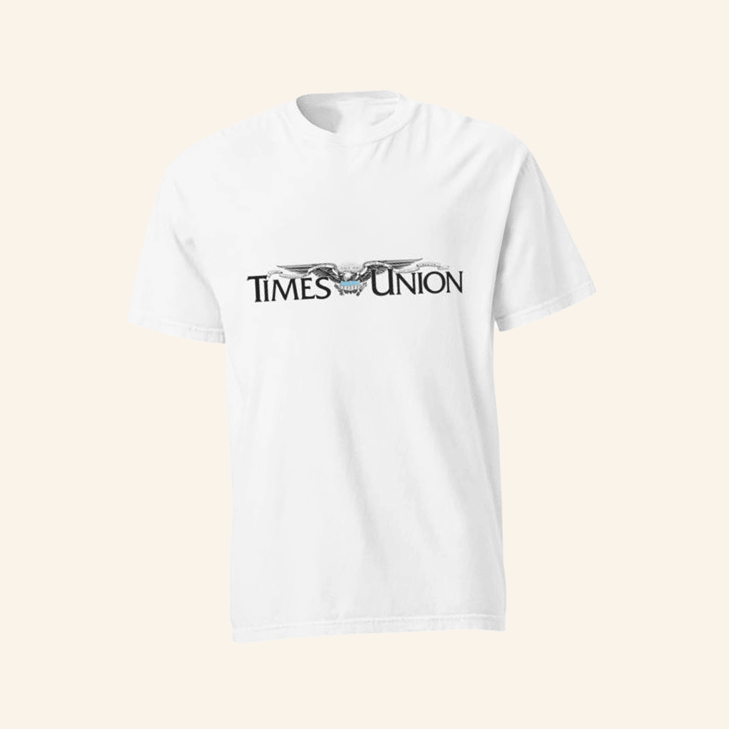 Times Union Merch White T-Shirt Gifts For Him Her Times Union Merch White T-Shirt Gifts For Him Her