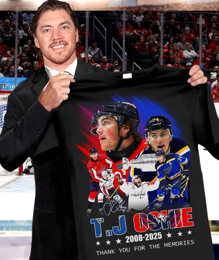 Timothy Leif Oshie T-Shirt 2008-2025 Thank You For The Memories Best Gift For Fans
