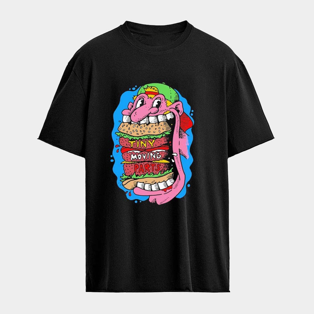 Tiny Moving Parts Burger Bites T-shirt Tiny Moving Parts Merch Gifts For Music Fans