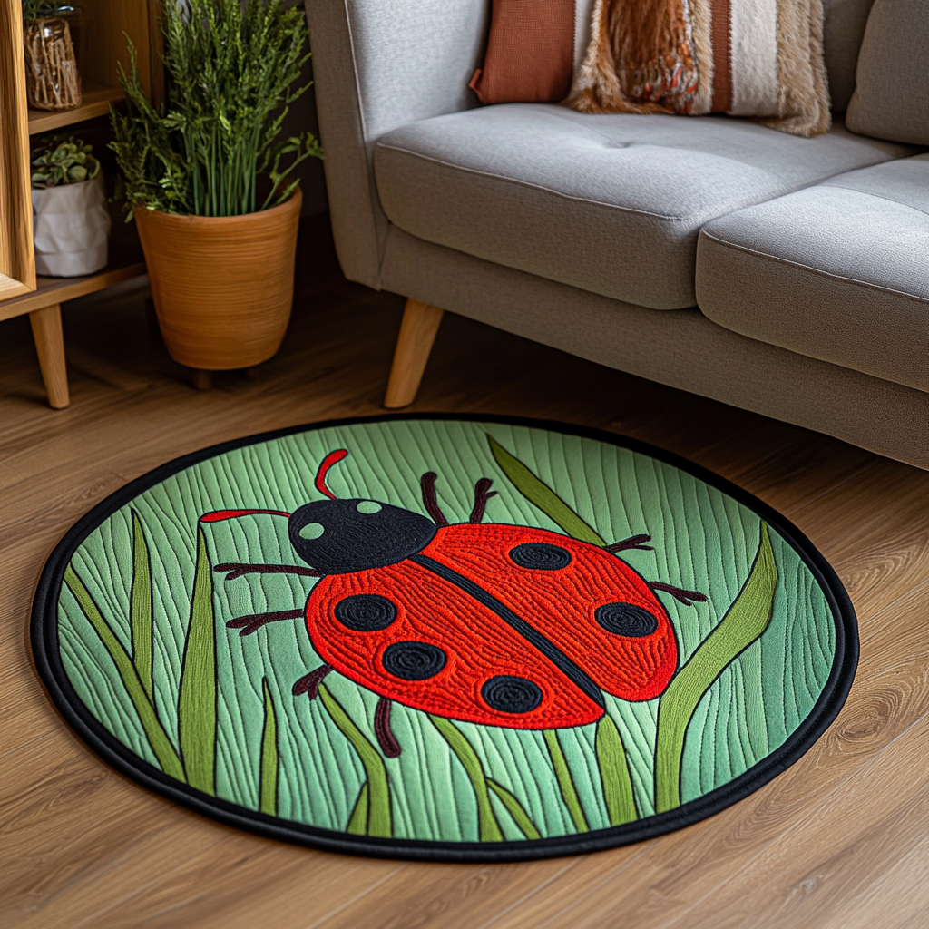 Tiny Quilted Round Mat Christmas Entryway Decor Sunflower Gifts For Women