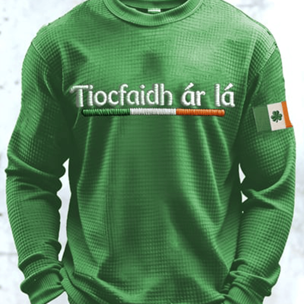 Tiocfaidh Ar La Shamrock Long Sleeve Shirt St Patrick's Day Apparel Gift For Enthusiasts