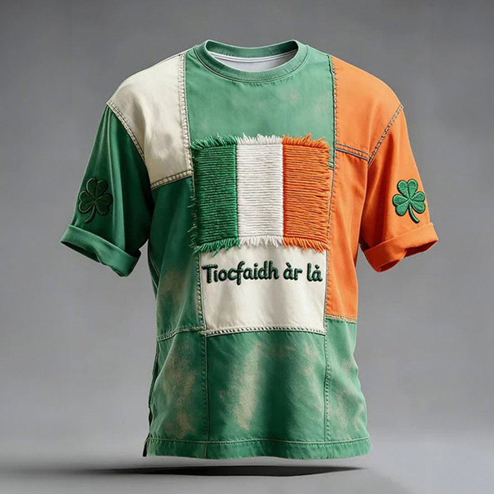 Tiocfaidh Ar La Shamrock T-Shirt Saint Patricks Day Clothes Gift For Husband