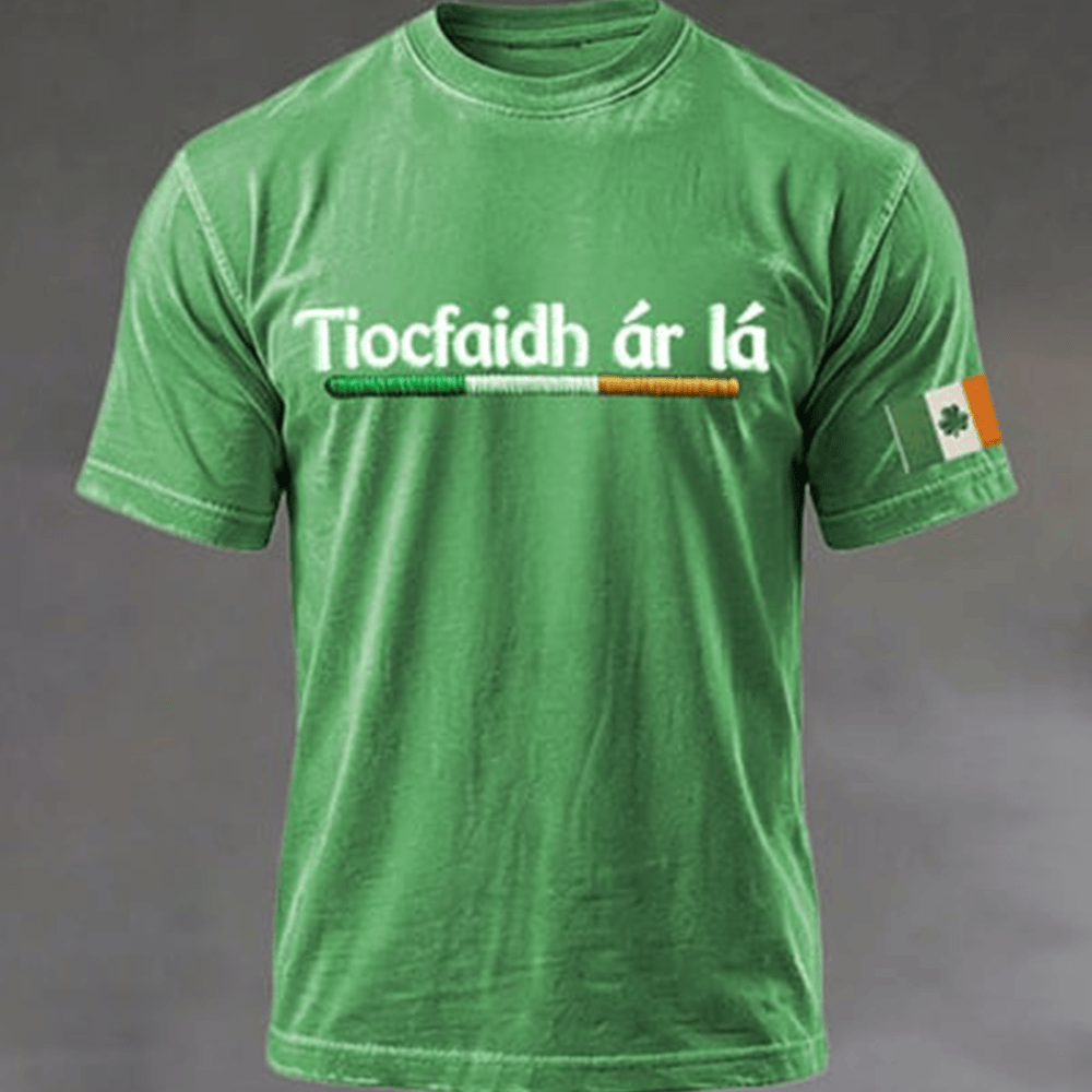 Tiocfaidh Ar La T-Shirt St Patrick's Day Clothes St Paddy's Day Presents