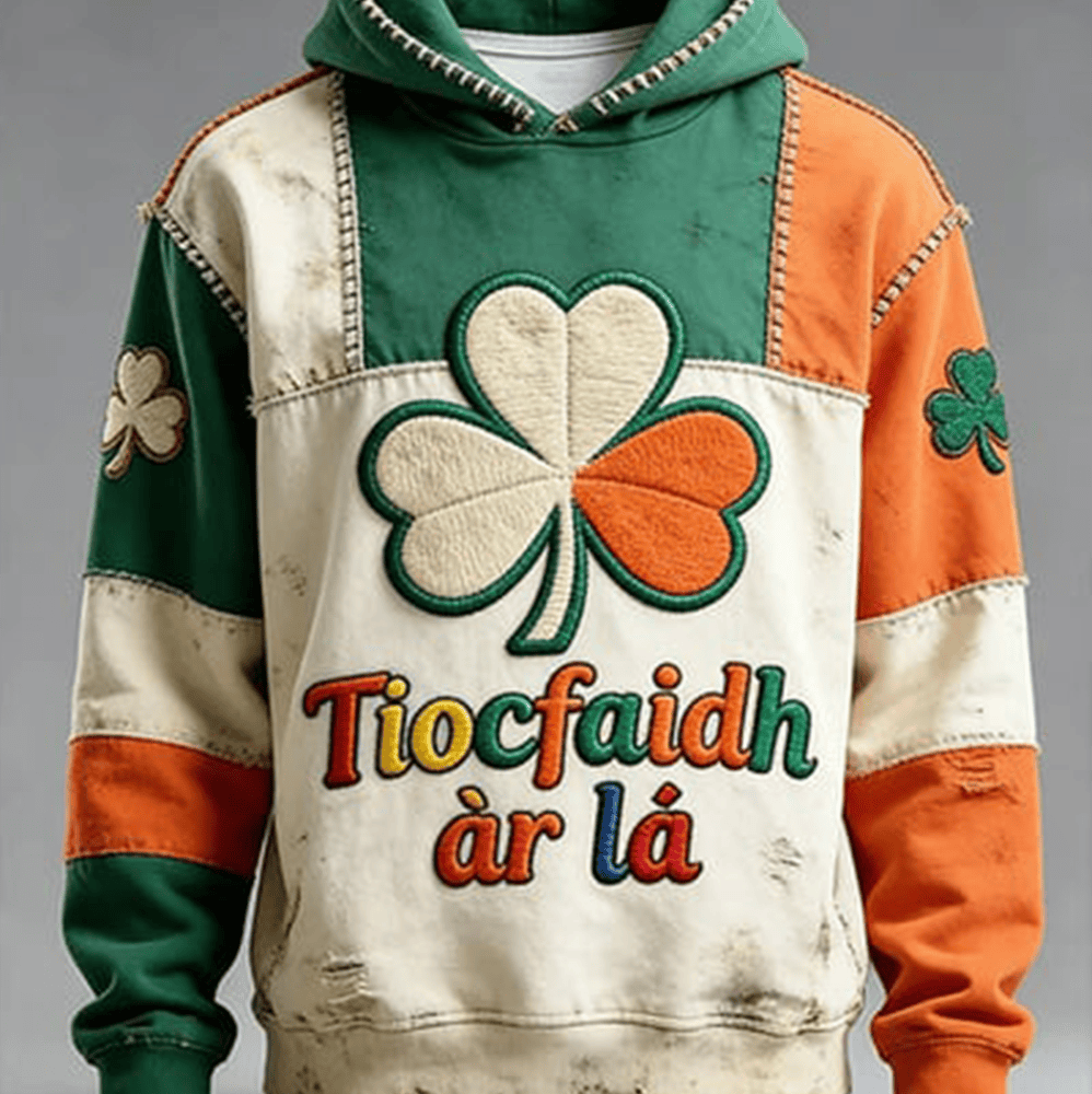 Tiocfaidh Ar La Vintage Hoodie St Patrick's Day 2026 Apparel Gift For Boyfriend