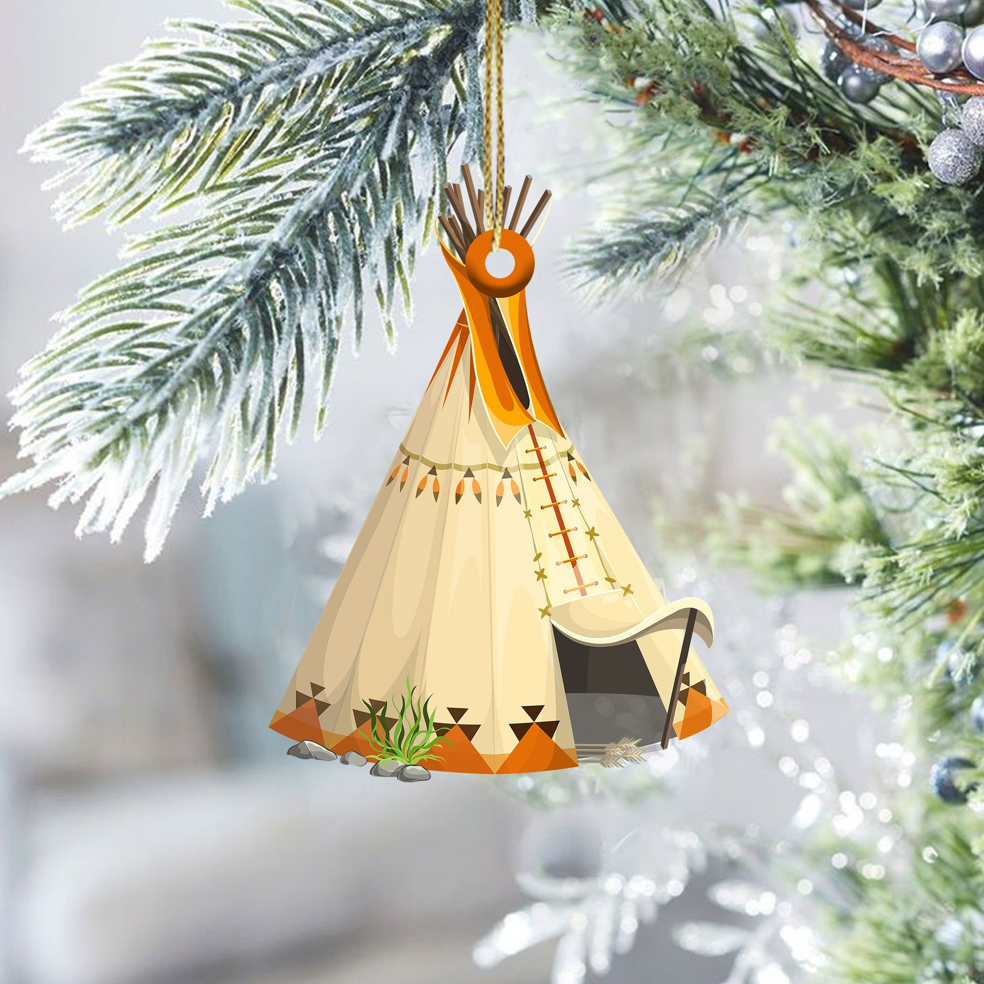 Tipi Native American Christmas Ornament Christmas Tree Decor Ideas For Christmas Decorations